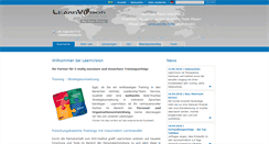 Desktop Screenshot of learnvision.de